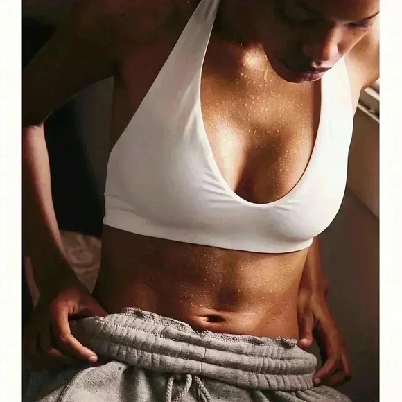 💗”Free People Intimately” NWOT Mauve Pink Halter Mini Tank Bra Size S/M💗 - Picture 8 of 8